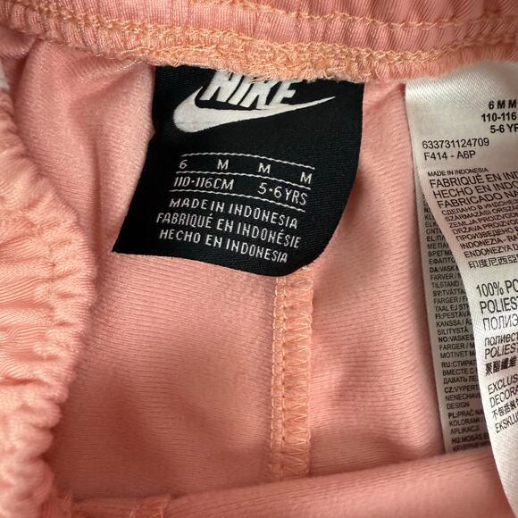 Nike Kids Pink Tracksuit Set Jacket Pants Size M 5-6 Yrs - Picture 3 of 5